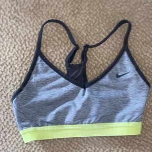 Nike Gray Sports Bra